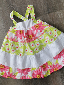 BABY GIRL 6-9 MONTHS PENELOPE MACK FLORAL SUMMER DRESS EUC - Faith and Love Thrift