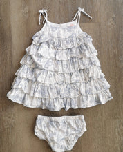 Load image into Gallery viewer, BABY GIRL 6-12 MONTHS JOE FRESH SUMMER RUFFLE DRESS EUC - Faith and Love Thrift
