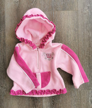 Load image into Gallery viewer, BABY GIRL SIZE 3-6 MONTHS WILSON FLEECE HOODED JACKET EUC - Faith and Love Thrift