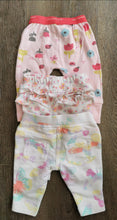 Load image into Gallery viewer, BABY GIRL 0-3 MONTHS LEGGINGS 3 PACK EUC - Faith and Love Thrift