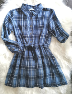 GIRL SIZE 6 YOUTH DEX FLANNEL DRESS TUNIC VGUC - Faith and Love Thrift