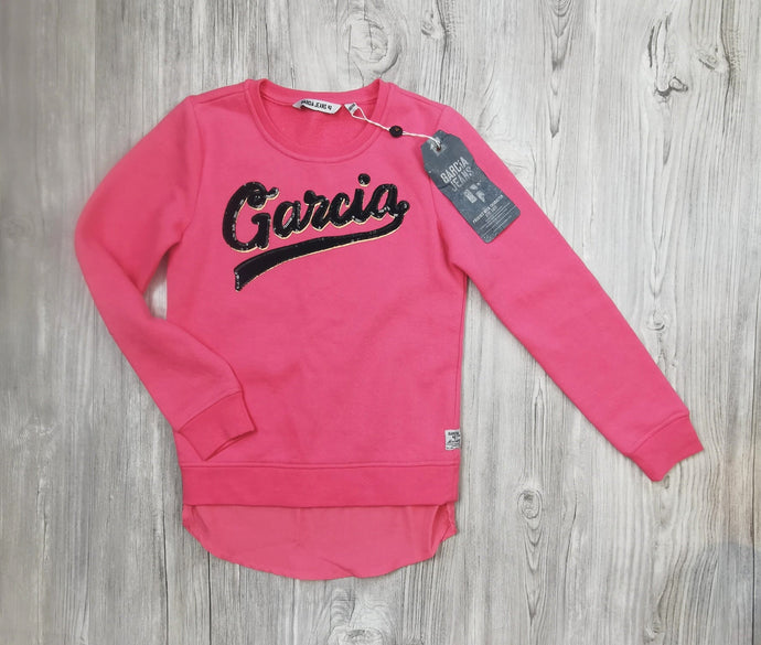 GIRL SIZE 10/11 YEARS - GARCIA Jeans, Super Soft Pink Sweater NWT B29