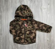 Load image into Gallery viewer, BABY BOY SIZE 12 MONTHS PLEASE MUM FLEECE CAMO SWEATER VGUC - Faith and Love Thrift