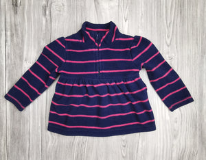 BABY GIRL SIZE 12-18 MONTHS OLD NAVY FLEECE PULLOVER JACKET EUC - Faith and Love Thrift