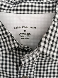 BOY SIZE 3T CALVIN KLEIN DRESS SHIRT EUC - Faith and Love Thrift
