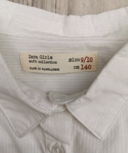 Load image into Gallery viewer, GIRL SIZE 9/10 ZARA GIRL SOFT COLLECTION DRESS SHIRT EUC - Faith and Love Thrift