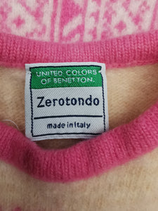 BABY GIRL SIZE 3-6 MONTHS UNITED COLORS OF BENETTON ZEROTONDO WOOL DRESS EUC - Faith and Love Thrift