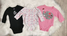 Load image into Gallery viewer, BABY GIRL SIZE 3-6 MONTHS GRAPHIC TEES VGUC - Faith and Love Thrift