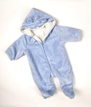 Load image into Gallery viewer, BABY BOY SIZE 6-9 MONTHS CHILDRENS PLACE PLUSH BUNTING ONESIE EUC - Faith and Love Thrift