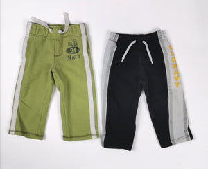 BOY SIZE 2T OLD NAVY SWEATPANTS 2-PACK EUC - Faith and Love Thrift