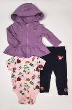 Load image into Gallery viewer, BABY GIRL SIZE 6-12 MONTHS 3-PIECE MIX N MATCH OUTFIT EUC - Faith and Love Thrift