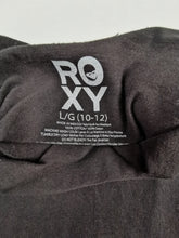 Load image into Gallery viewer, GIRL SIZE LARGE (10-12 YEARS) ROXY LONG-SLEEVE BLACK T-SHIRT VGUC - Faith and Love Thrift