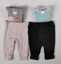 Load image into Gallery viewer, BABY GIRL SIZE 6-9 MONTHS MIX N MATCH OUTFITS 4-PACK VGUC - Faith and Love Thrift