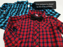 Load image into Gallery viewer, BABY BOY SIZE 18-24 Months - Old Navy &amp; Childrens Place, Soft Cotton, Flannel Dress Tops 2-Pack EUC - Faith and Love Thrift
