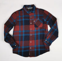 Load image into Gallery viewer, BOY SIZE Medium (8/10 YEARS) SHAUN WHITE, Long-Sleeve, Soft Flannel, Dress Shirt EUC - Faith and Love Thrift