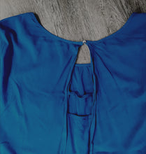 Load image into Gallery viewer, WOMENS PLUS SIZE 4X - Lightweight Colbalt Blue Dress Top EUC B20