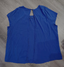 Load image into Gallery viewer, WOMENS PLUS SIZE 4X - Lightweight Colbalt Blue Dress Top EUC B20