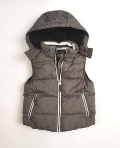 BOY SIZE 4-5 YEARS - H&M, Soft, Puffer Vest, Removable Hood EUC - Faith and Love Thrift