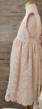 Load image into Gallery viewer, GIRL SIZE 6X - Blueberi Boulevard, Beautiful Soft Pink, Lace Dress EUC - Faith and Love Thrift