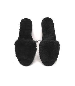 WOMENS SIZE SMALL - Washable Fuzzy House Slippers NWOT - Faith and Love Thrift