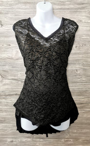 WOMENS PLUS SIZE 1X (16-18) Rachel Roy, Black & Gold Dress Tank Top NWT - Faith and Love Thrift