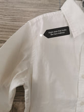 Load image into Gallery viewer, BOY SIZE 7 YEARS - Sergent Major, Soft White Dress Shirt EUC - Faith and Love Thrift