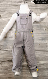 BABY BOY SIZE 18 Months - Obaïbi, Soft Grey Overalls EUC - Faith and Love Thrift
