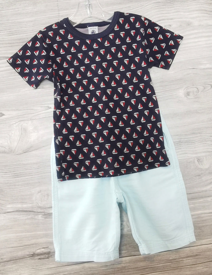 BOY SIZE 6 YEARS - PETIT BATEAU, 2-Piece Summer Outfit VGUC - Faith and Love Thrift