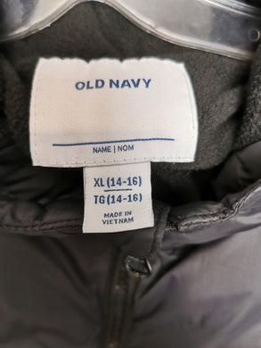 BOY SIZE XL (14/16) - Old Navy, Fleece Lined, Puffer Jacket EUC - Faith and Love Thrift