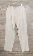 Load image into Gallery viewer, WOMENS SIZE LARGE - MELISSA NEPTON, Designer Fashion, Kloss, Off-White, Linen Pants NWT - Faith and Love Thrift