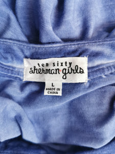 GIRL SIZE LARGE - Ten Sixty, Sherman Girls Open Shoulder T-Shirt EUC - Faith and Love Thrift