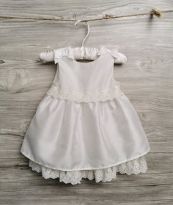 BABY GIRL SIZE 3/6 MONTHS - Tahari Baby, White Dress EUC - Faith and Love Thrift