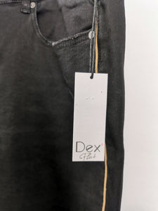 WOMENS PLUS SIZE 22 - DEX, Black / Gold Skinny Jeans NWT - Faith and Love Thrift