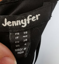 Load image into Gallery viewer, WOMENS SIZE 4 - Jennyfer Black Babydoll Dress UK Fashion EUC - Faith and Love Thrift