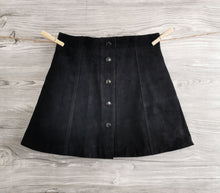 Load image into Gallery viewer, GIRL SIZE MEDIUM - Classic HG Kids, Black Suede Skirt EUC - Faith and Love Thrift