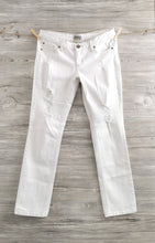 Load image into Gallery viewer, WOMENS SIZE 11 - Mudd Jeans, White, Distressed VGUC - Faith and Love Thrift
