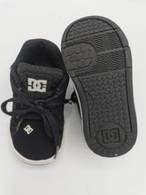 Load image into Gallery viewer, BOY SIZE 6 TODDLER - DG, Black Skater Shoes GUC - Faith and Love Thrift