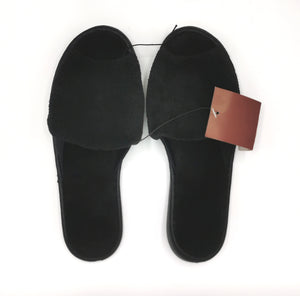 WOMENS SIZE SMALL (5/6) - Carroll Reed, Soft Black Indoor / Outdoor Slippers NWT - Faith and Love Thrift