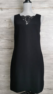 WOMENS SIZE 6 - H&M Black Dress, Lace Inset EUC - Faith and Love Thrift