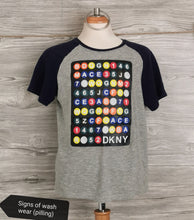 Load image into Gallery viewer, BOY SIZE SMALL 8 YEARS - DKNY Graphic Tee VGUC - Faith and Love Thrift