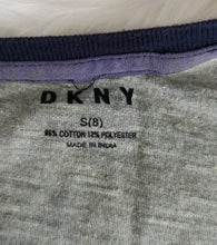 Load image into Gallery viewer, BOY SIZE SMALL 8 YEARS - DKNY Graphic Tee VGUC - Faith and Love Thrift