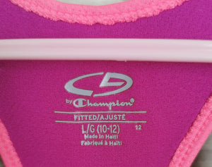 GIRL SIZE LARGE 10 / 12 YEARS - Champion Fitted Athletic Tank EUC - Faith and Love Thrift