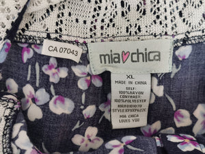 GIRL SIZE XL (14/16 YEARS) - MIA CHICA Floral Romper EUC - Faith and Love Thrift