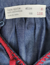 Load image into Gallery viewer, GIRL SIZE 8 YEARS - ZARA Girls Soft Collection, Embrodered Dress EUC - Faith and Love Thrift