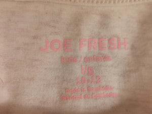 GIRL SIZE LARGE (10/12 YEARS) - JOE FRESH Cream Lace T-Shirt EUC - Faith and Love Thrift