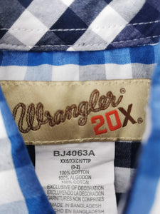 BOY SIZE 12-24 MONTHS - WRANGLER 20X Dress Shirt EUC - Faith and Love Thrift