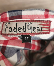 Load image into Gallery viewer, BOY SIZE 4T YEARS - FADED GEAR Dress Shirt EUC - Faith and Love Thrift
