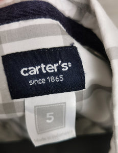 BOY SIZE 5 YEARS - CARTERS Dress Shirt EUC - Faith and Love Thrift