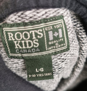 BOY SIZE LARGE (9/10 YEARS) ROOTS Kids, Zippered Hoodie VGUC - Faith and Love Thrift