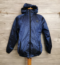 Load image into Gallery viewer, BOY SIZE 9 YEARS - NEXT UK, Soft Windbreaker Jacket, Blue, Hood, Zipper EUC - Faith and Love Thrift